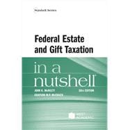 Book cover for Federal Estate and Gift Taxation in a Nutshell(Nutshells)