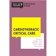 Book cover for Cardiothoracic Critical Care