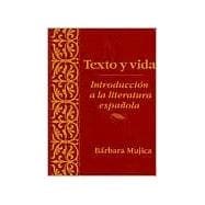 Book cover for Texto y vida: Introducion a la literatura espanola