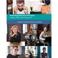 Book cover for Marketing Research Principles: Putting Research into Practice