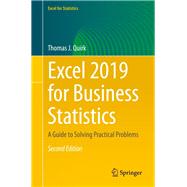 Book cover for Excel 2019 for Business Statistics
