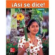 Book cover for Asi se dice! Level 1A, Student Edition