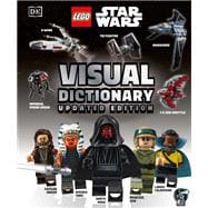 Book cover for LEGO Star Wars Visual Dictionary Updated Edition With Exclusive Star Wars Minifigure