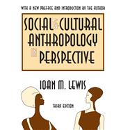 Book cover for Social and Cultural Anthropology in Perspective: Their Relevance in the Modern World
