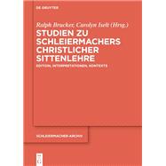 Book cover for Studien zu Schleiermachers christlicher Sittenlehre