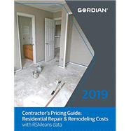 Book cover for Contractor's Pricing Guide Residential Repair & Remodeling Costs With RSMeans Data 2019