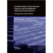 Book cover for Fundamentals of International Finance and Development