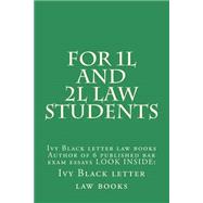 Book cover for For 1l and 2l Law Students