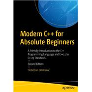 Book cover for Modern C++ for Absolute Beginners