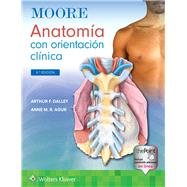 Book cover for Moore. Anatomía con orientación clínica