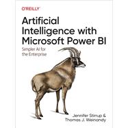 Book cover for Artificial Intelligence with Microsoft Power BI