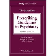 Book cover for The Maudsley Prescribing Guidelines in Psychiatry [Rental Edition]