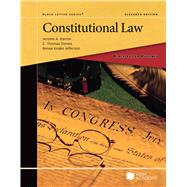 Book cover for Black Letter Outline on Constitutional Law(Black Letter Outlines)