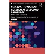 Book cover for The Acquisition of Russian as a Second Language