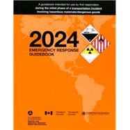 Book cover for 2024 Emergency Response Guidebook