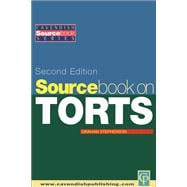 Book cover for Sourcebook on Tort Law 2/e