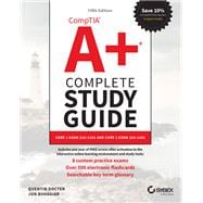 Book cover for CompTIA A+ Complete Study Guide Core 1 Exam 220-1101 and Core 2 Exam 220-1102