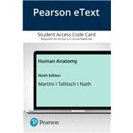 Book cover for Pearson eText Human Anatomy -- Access Card