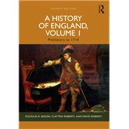 Book cover for A History of England, Volume 1