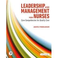 Book cover for Leadership and Management for Nurses: Core Competencies for Quality Care