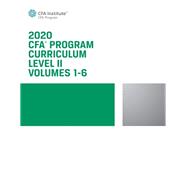 Book cover for CFA Program Curriculum 2020 Level II Volumes 1-6 Box Set