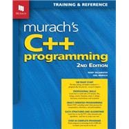 Book cover for Murach's C++ Programming (2nd Edition)