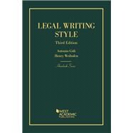 Book cover for Legal Writing Style