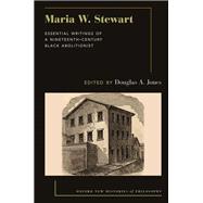 Book cover for Maria W. Stewart Essential Writings of a 19th Century Black Abolitionist