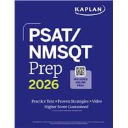 Book cover for PSAT/NMSQT Prep 2026: Includes a Full Length Practice Test + 100s of Practice Questions + 1 Year Access Online Quizzes and Video Instruction
