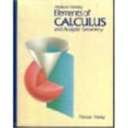 Book cover for Elements of Calculus and Analytic Geometry