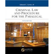 Book cover for Criminal Law and Procedure for the Paralegal