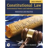 Book cover for Constitutional Law: Governmental Powers and Individual Freedoms, Updated Edition [Rental Edition]