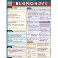 Book cover for Business Math Formulas