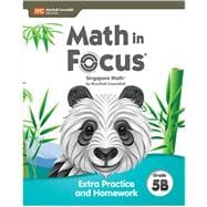 Book cover for Math in Focus Extra Practice and Homework Volume B Grade 5