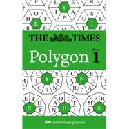 Book cover for The Times Polygon Book 1 300 word wheel puzzles