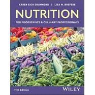 Book cover for Nutrition for Foodservice and Culinary Professionals