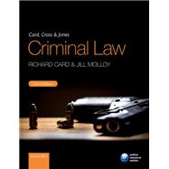 Book cover for Card, Cross & Jones Criminal Law