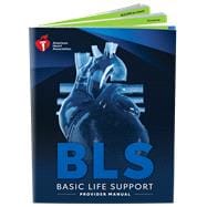 Book cover for BLS Provider Manual (Product#: 25-1102)
