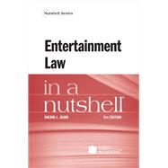 Book cover for Burr's Entertainment Law in a Nutshell, 6th