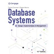 Book cover for MindTap for Coronel/Morris' Database Systems: Design, Implementation, & Management, 1 term Instant Access
