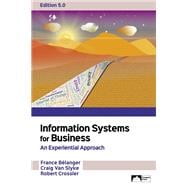 Book cover for Information Systems for Business: An Experiential Approach Ed 5.0