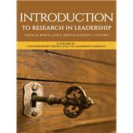 Book cover for Introduction to Research in Leadership