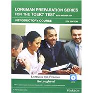Book cover for Longman Preparation Series for the TOEIC Test Introduction + CD with Answer key
