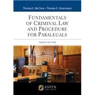 Book cover for Fundamentals of Criminal Law and Procedure for Paralegals