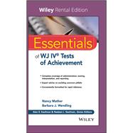 Book cover for Essentials of WJ IV Tests of Achievement [Rental Edition]