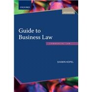 Book cover for Guide to Business Law