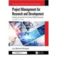 Book cover for Project Management for Research and Development