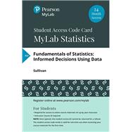 Book cover for MyLab Statistics with Pearson eText -- 24 Month Standalone Access Card -- for Fundamentals of Statistics, 5th Edition