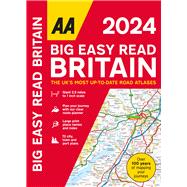 Book cover for AA Big Easy Read Atlas Britain 2024 Paperback