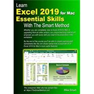 Book cover for Learn Excel 2019 for Mac Essential Skills with the Smart Method: Courseware Tutorial for Self-Instruction to Beginner and Intermediate Level